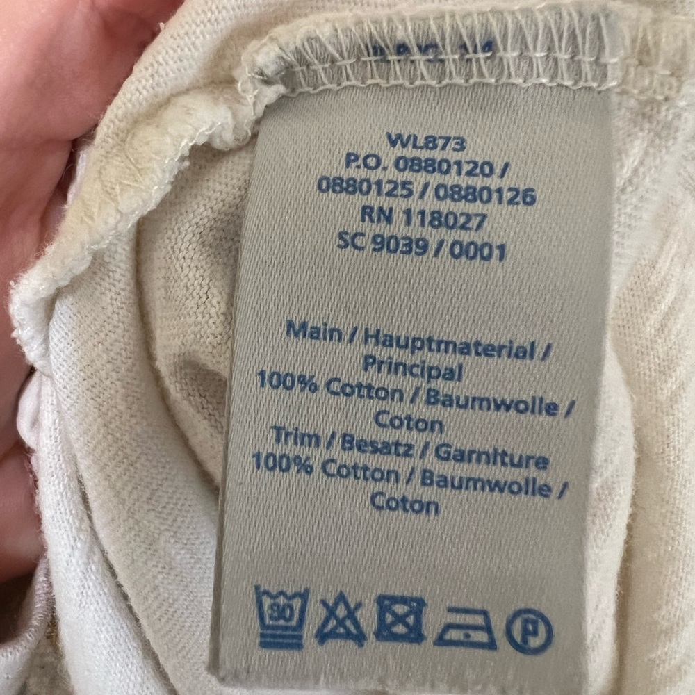 Boden Women’s 3/4 Long Sleeve Embroidered Tunic Peasant Top Ivory Size 10 Boho - Picture 7 of 7